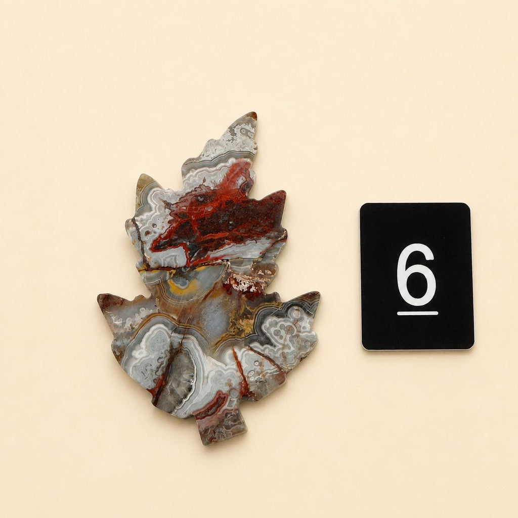 Fall Leaf Crystal Carving – Choose Your Natural Stone