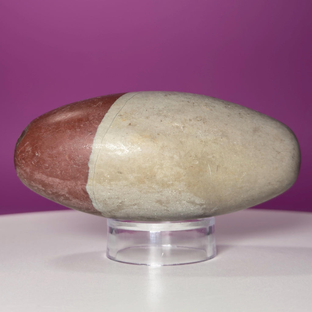 Shiva Lingam Stone from the Narmada River, India – Sacred Meditation Stone