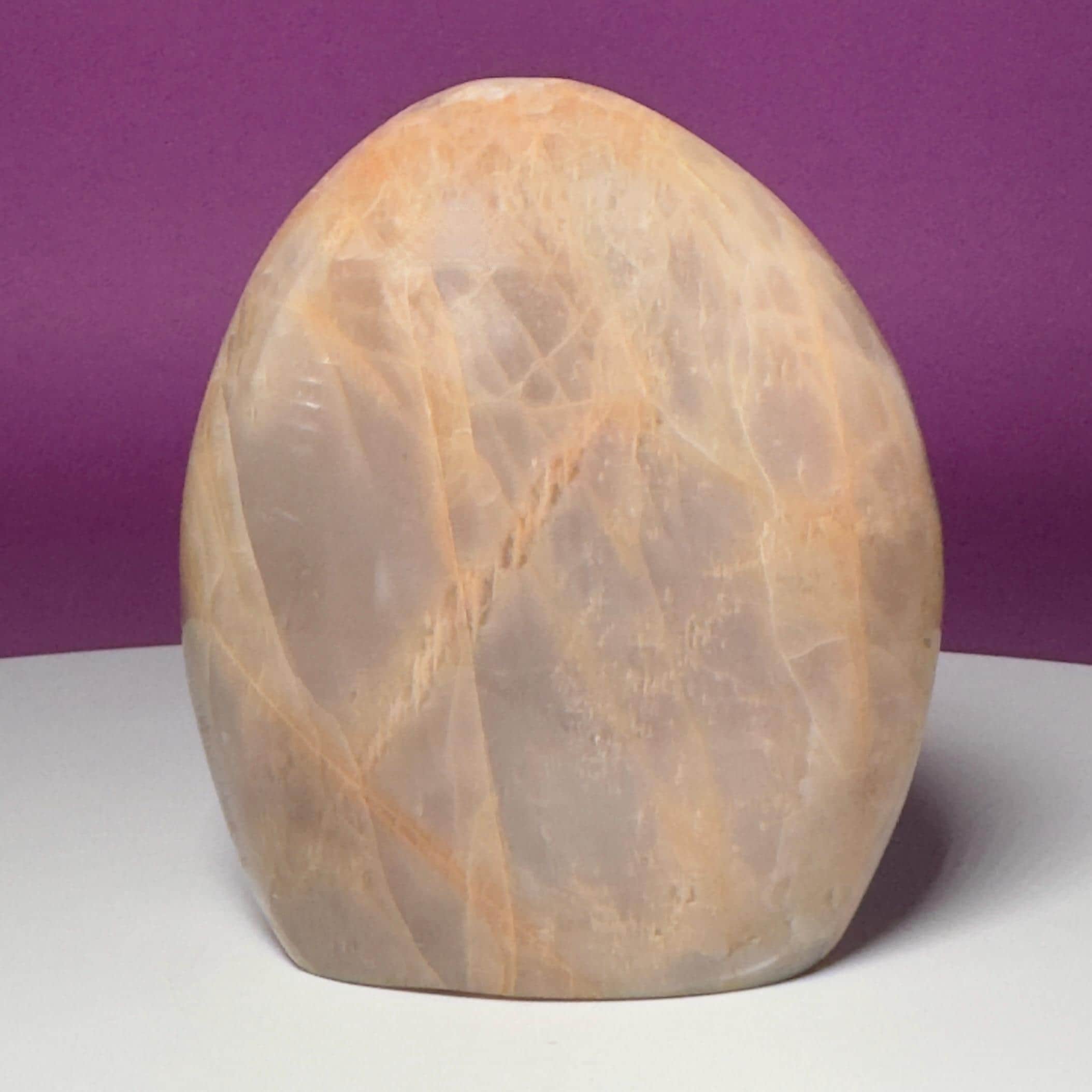 Peach Moonstone Free Form | Flashy Moonstone Crystal | 320g
