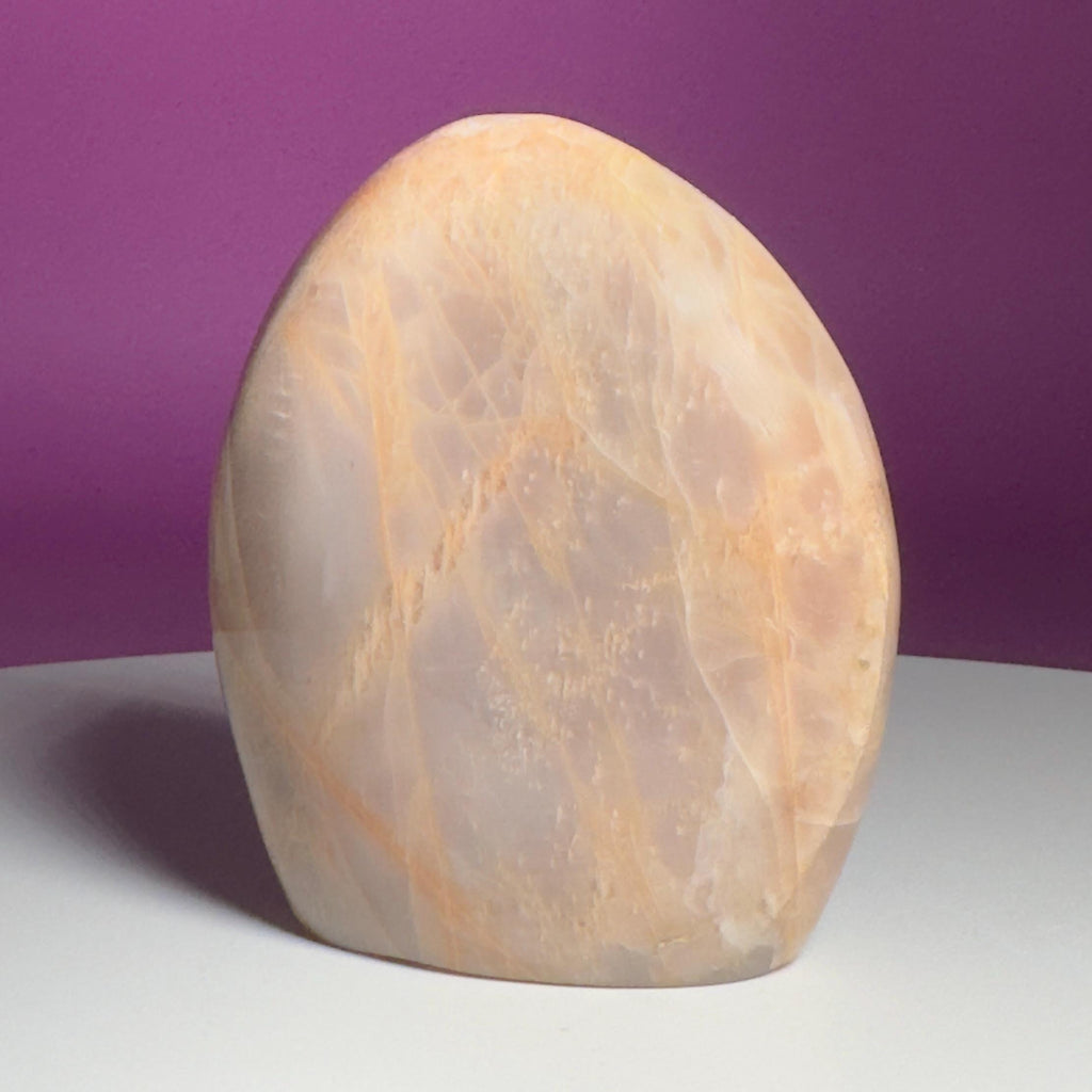 Peach Moonstone Free Form | Flashy Moonstone Crystal | 320g
