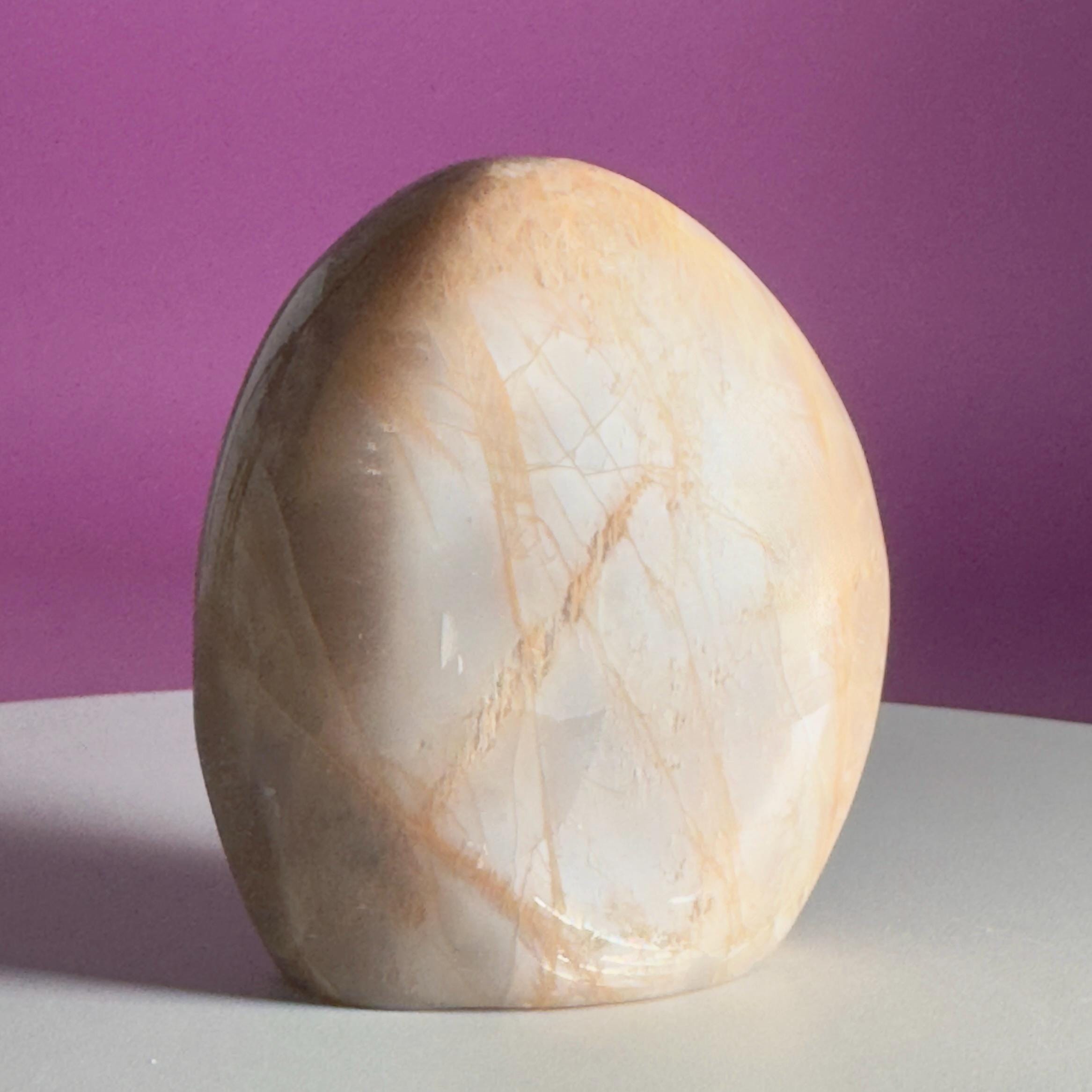 Peach Moonstone Free Form | Flashy Moonstone Crystal | 320g