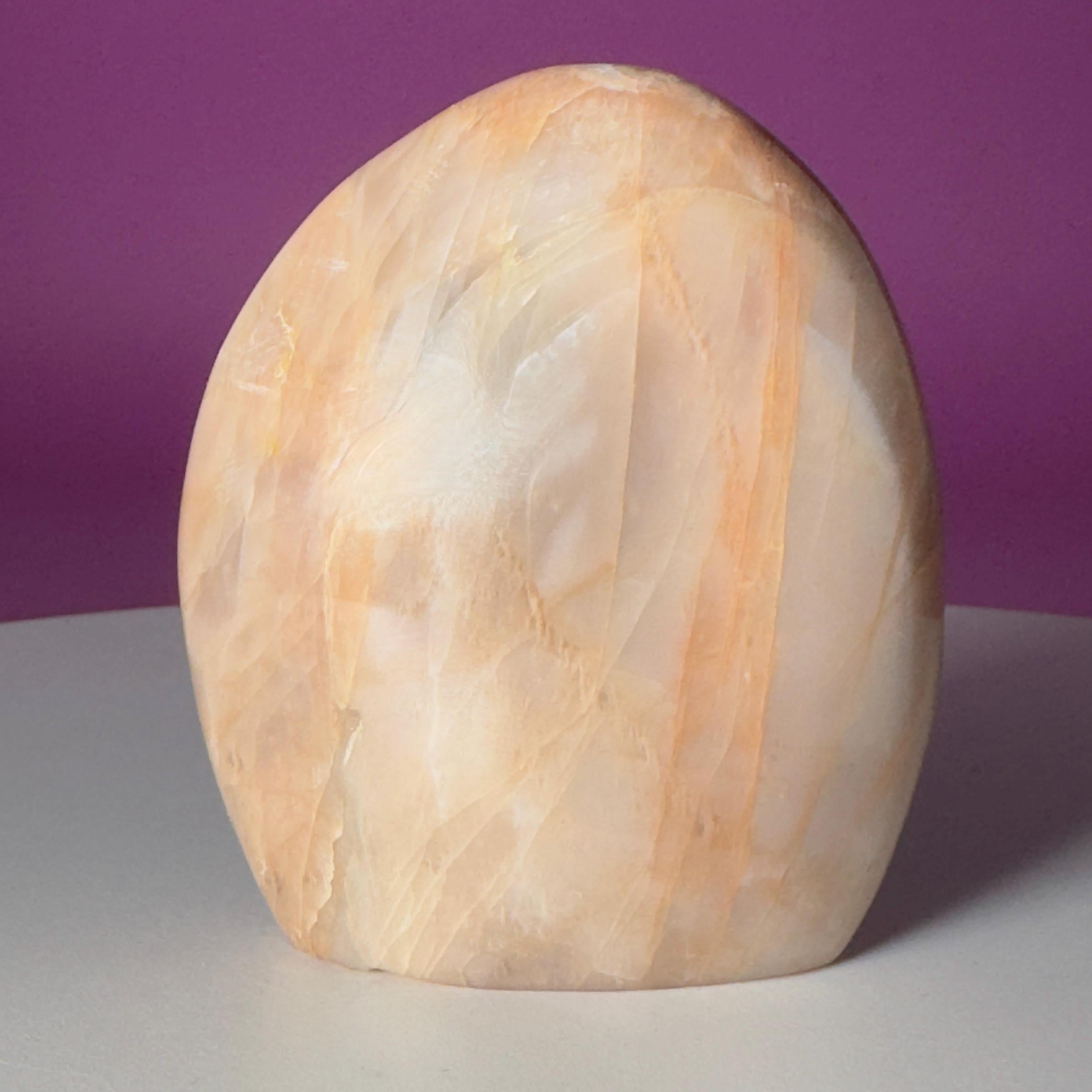 Peach Moonstone Free Form | Flashy Moonstone Crystal | 320g