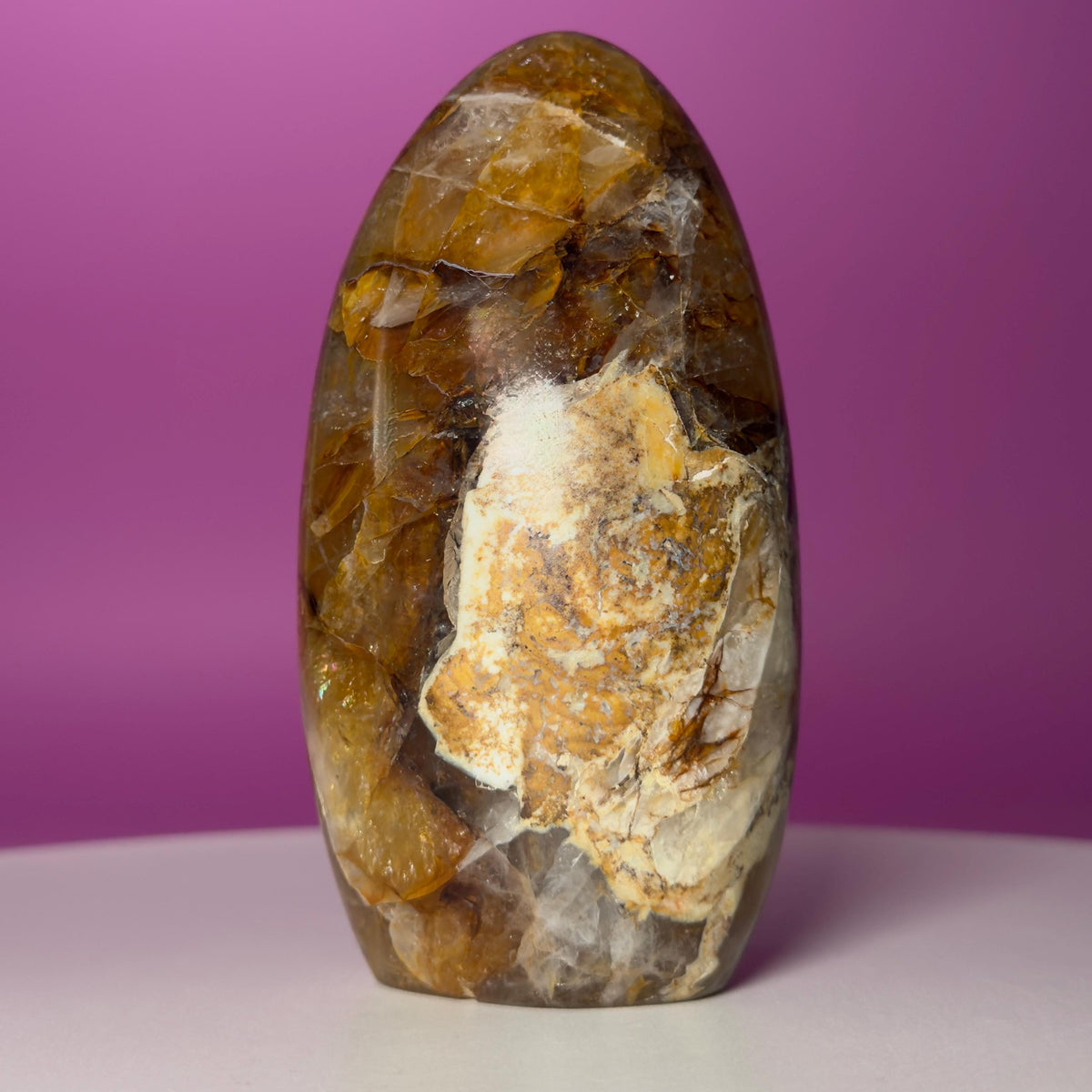 Golden Healer Quartz Free Form | Natural Crystal | Mineral Matrix | 531g