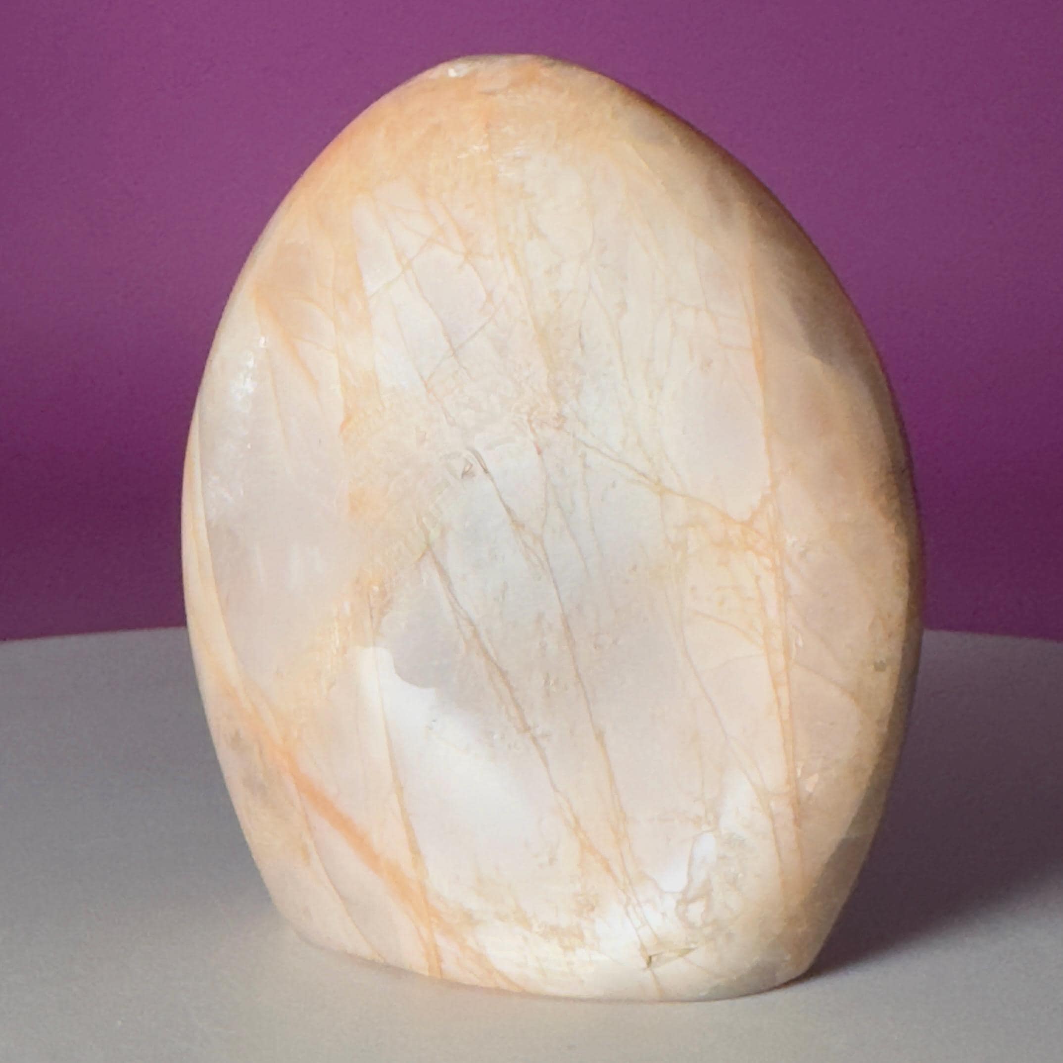 Peach Moonstone Free Form | Flashy Moonstone Crystal | 320g