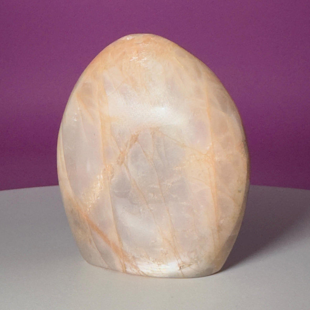 Peach Moonstone Free Form | Flashy Moonstone Crystal | 320g