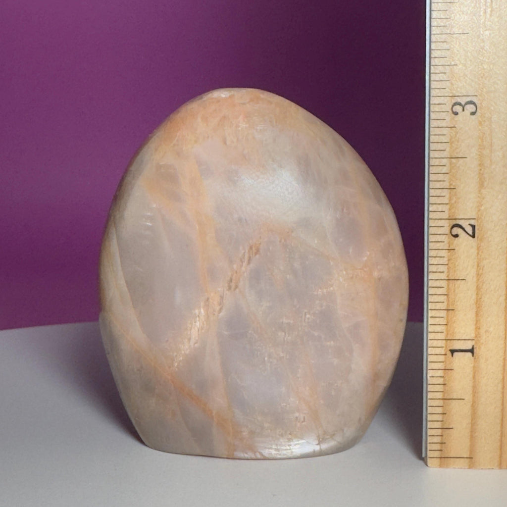 Peach Moonstone Free Form | Flashy Moonstone Crystal | 320g