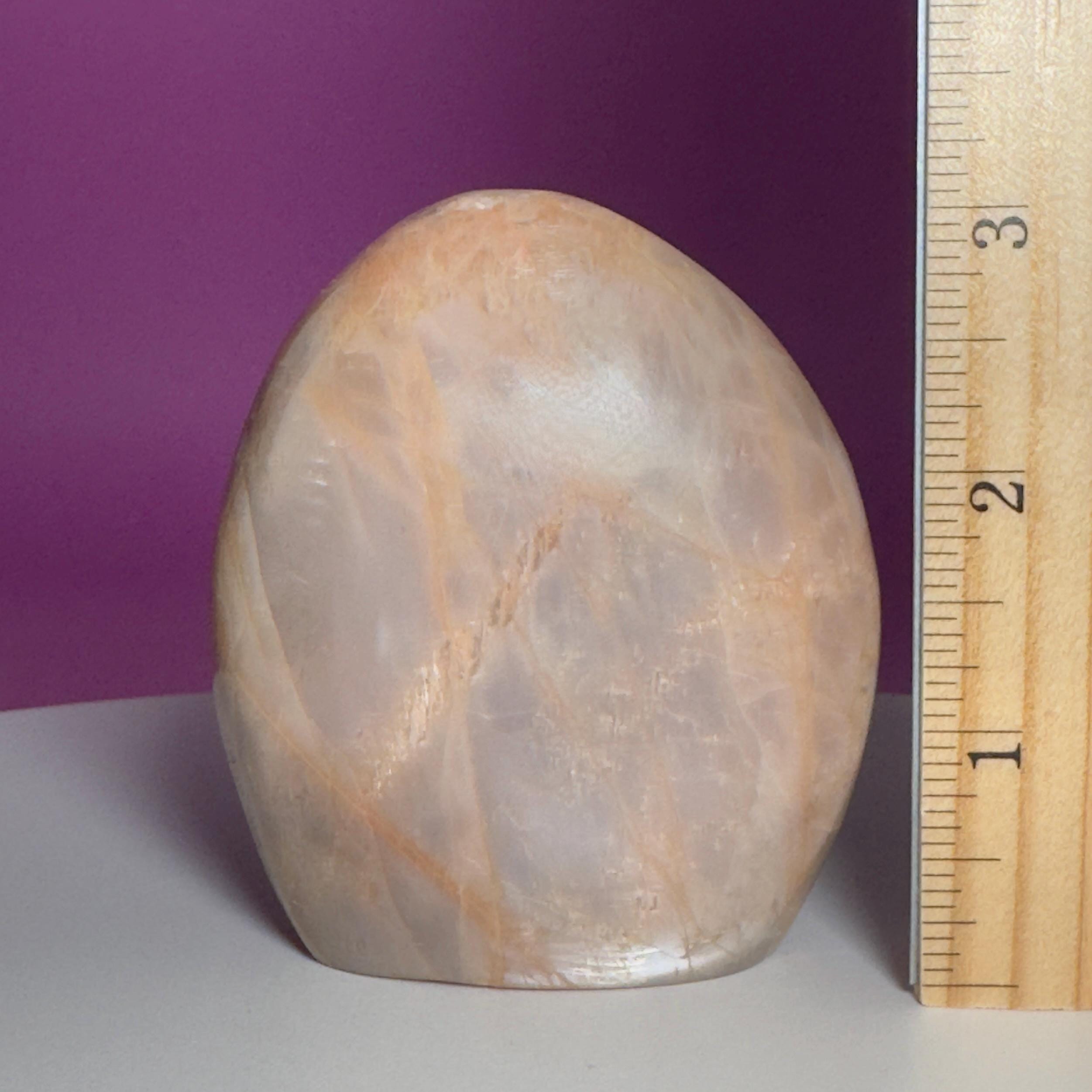 Peach Moonstone Free Form | Flashy Moonstone Crystal | 320g