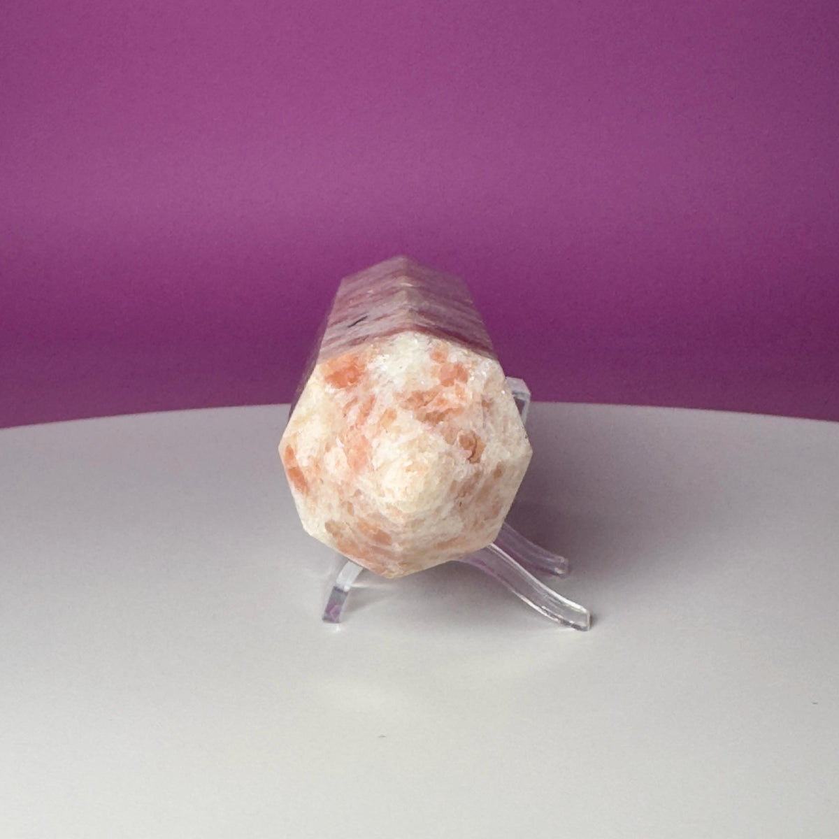 Sunstone Double Terminated Point | Peach Crystal | Polished | 173g