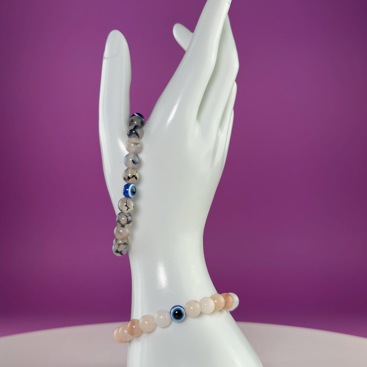 Evil Eye Crystal Bracelet – Choose Your Stone