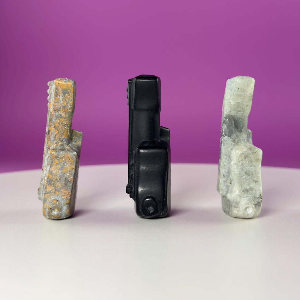 Mini Crystal Guitar Carvings – Choose Your Stone