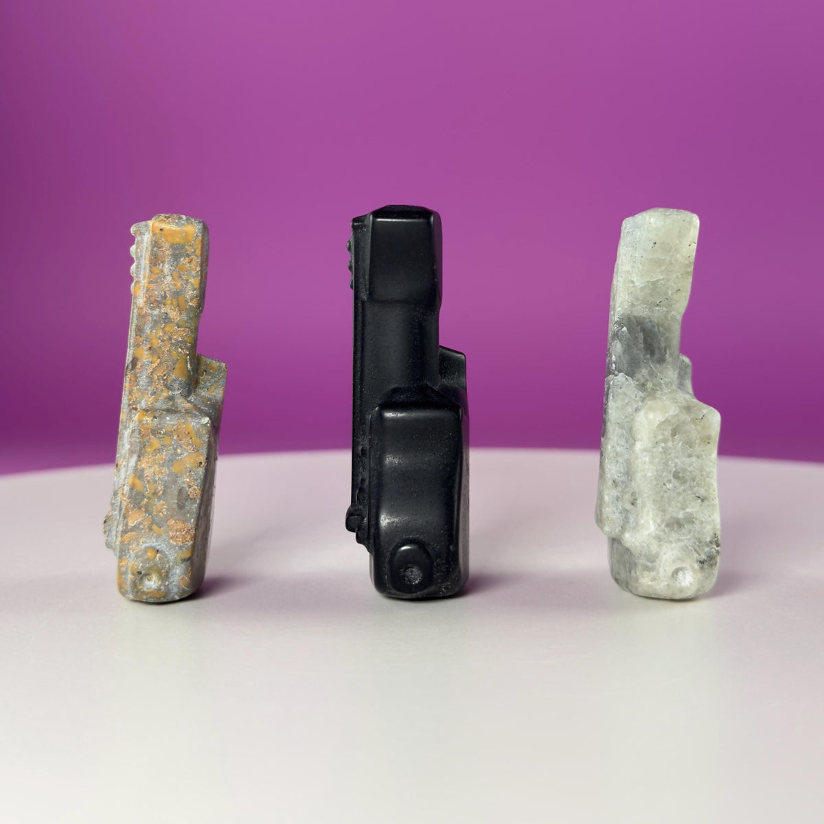 Mini Crystal Guitar Carvings – Choose Your Stone