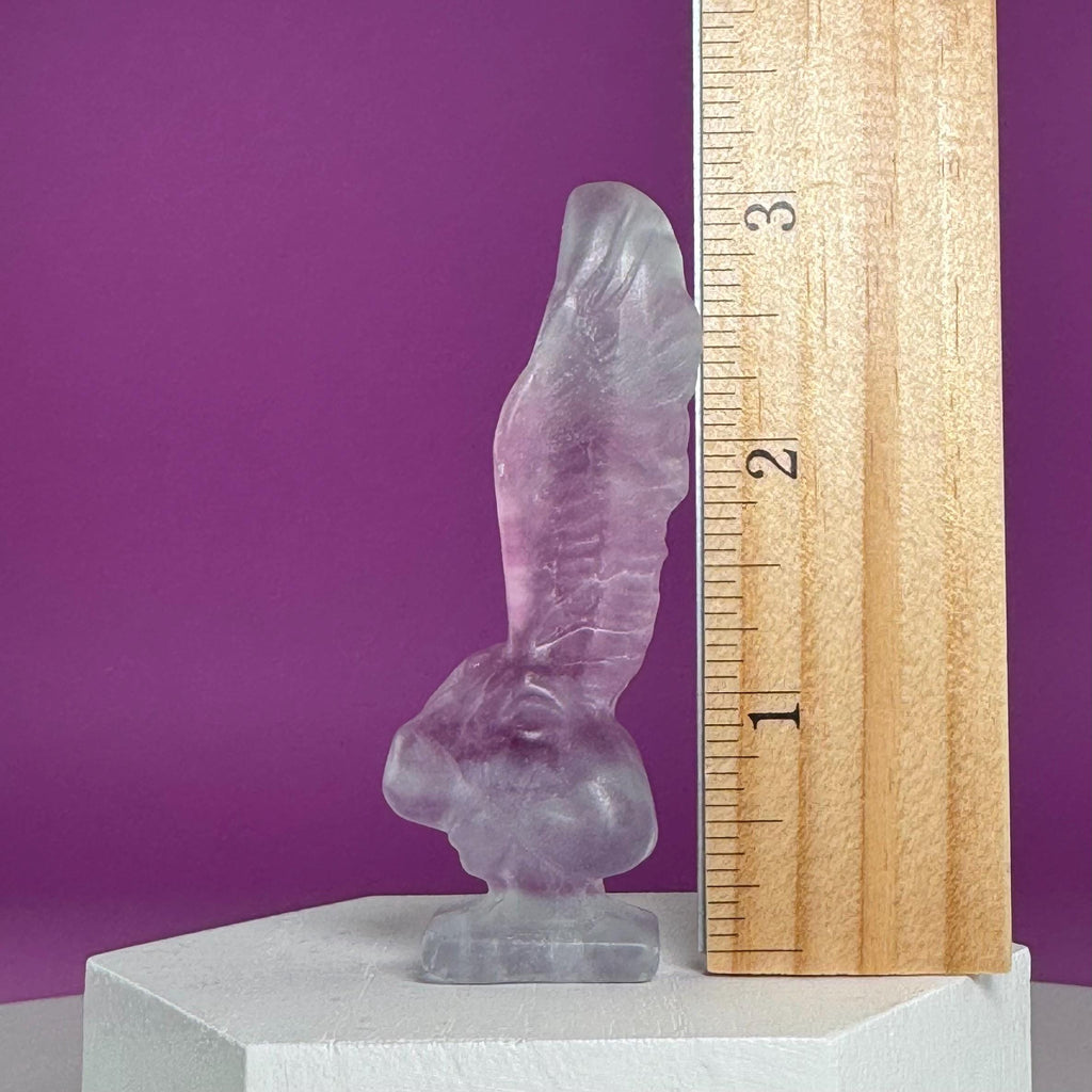 Fluorite Crying Angel Crystal Carving