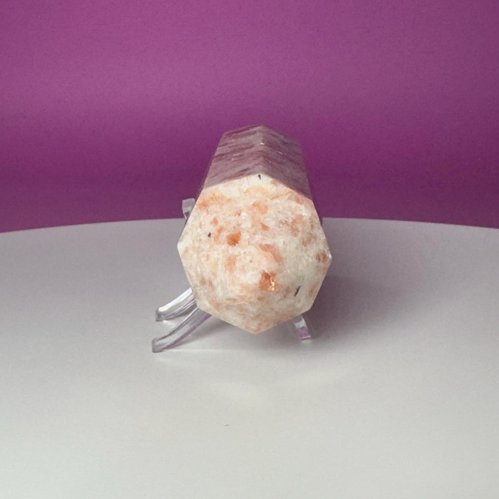 Sunstone Double Terminated Point | Peach Crystal | Polished | 173g