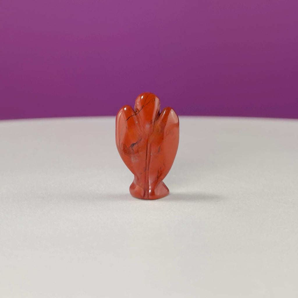 Tiny Crystal Angel Carving | Choice of Stone | 1 Inch Angel