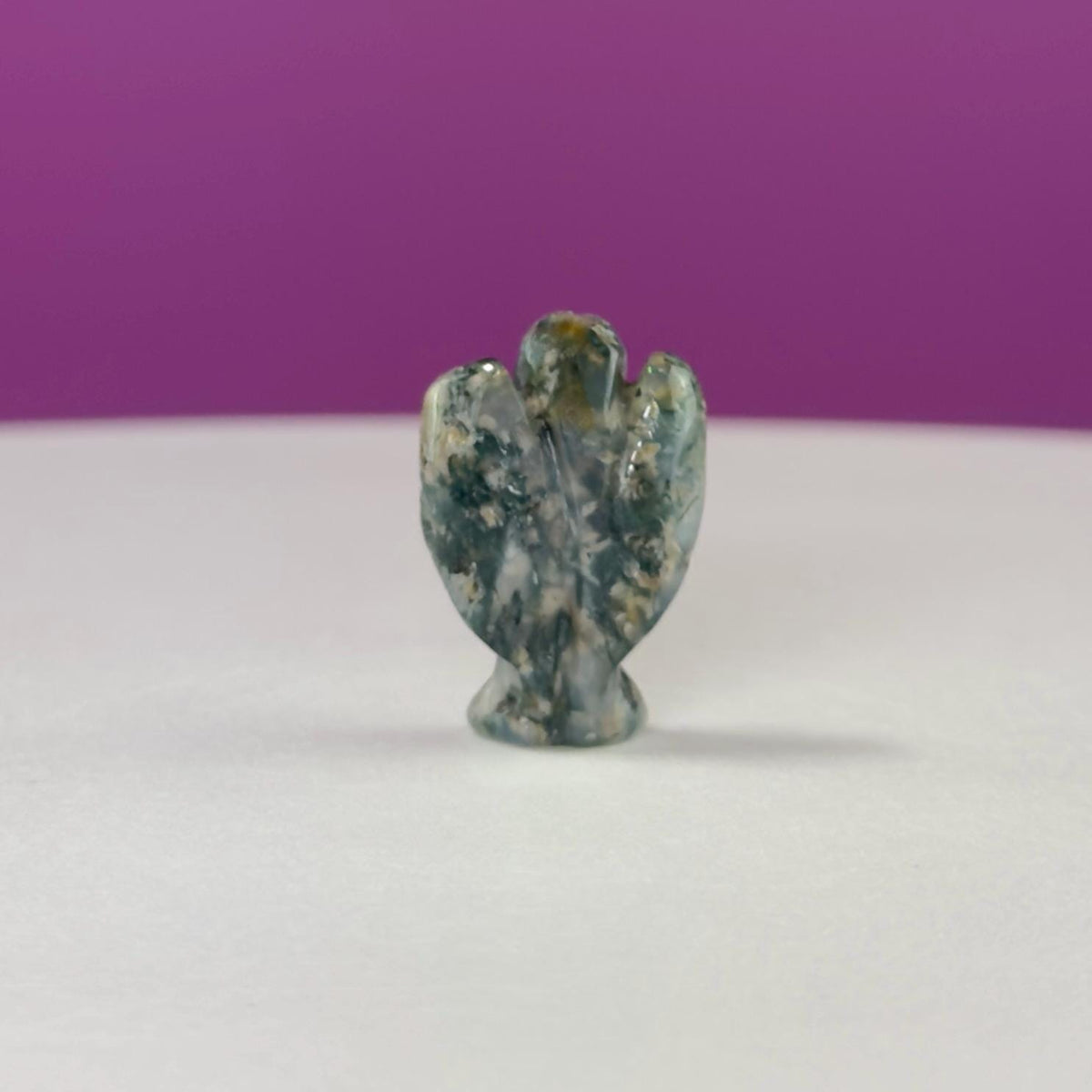 Tiny Crystal Angel Carving | Choice of Stone | 1 Inch Angel