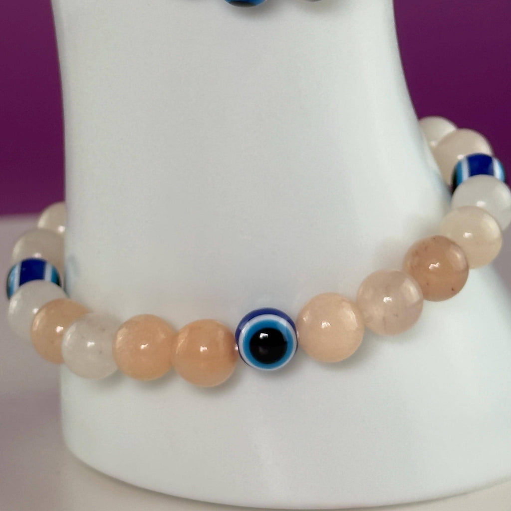 Evil Eye Crystal Bracelet – Choose Your Stone