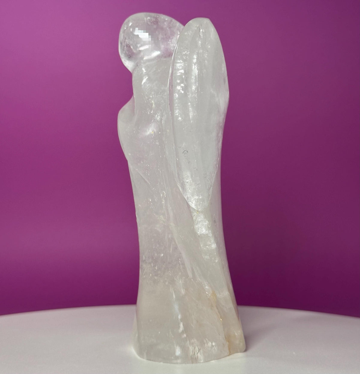 Large Quartz Angel Carving