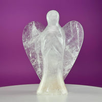 Large Quartz Angel Carving