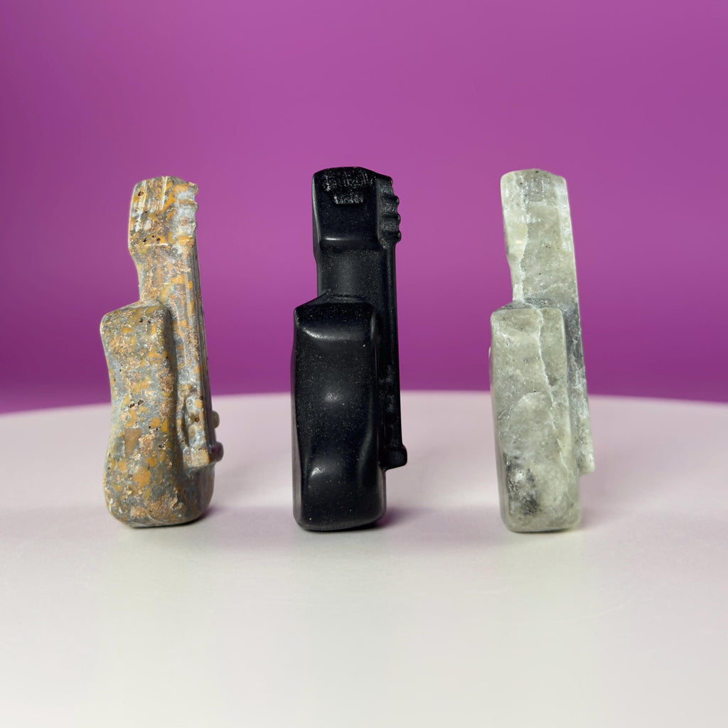 Mini Crystal Guitar Carvings – Choose Your Stone