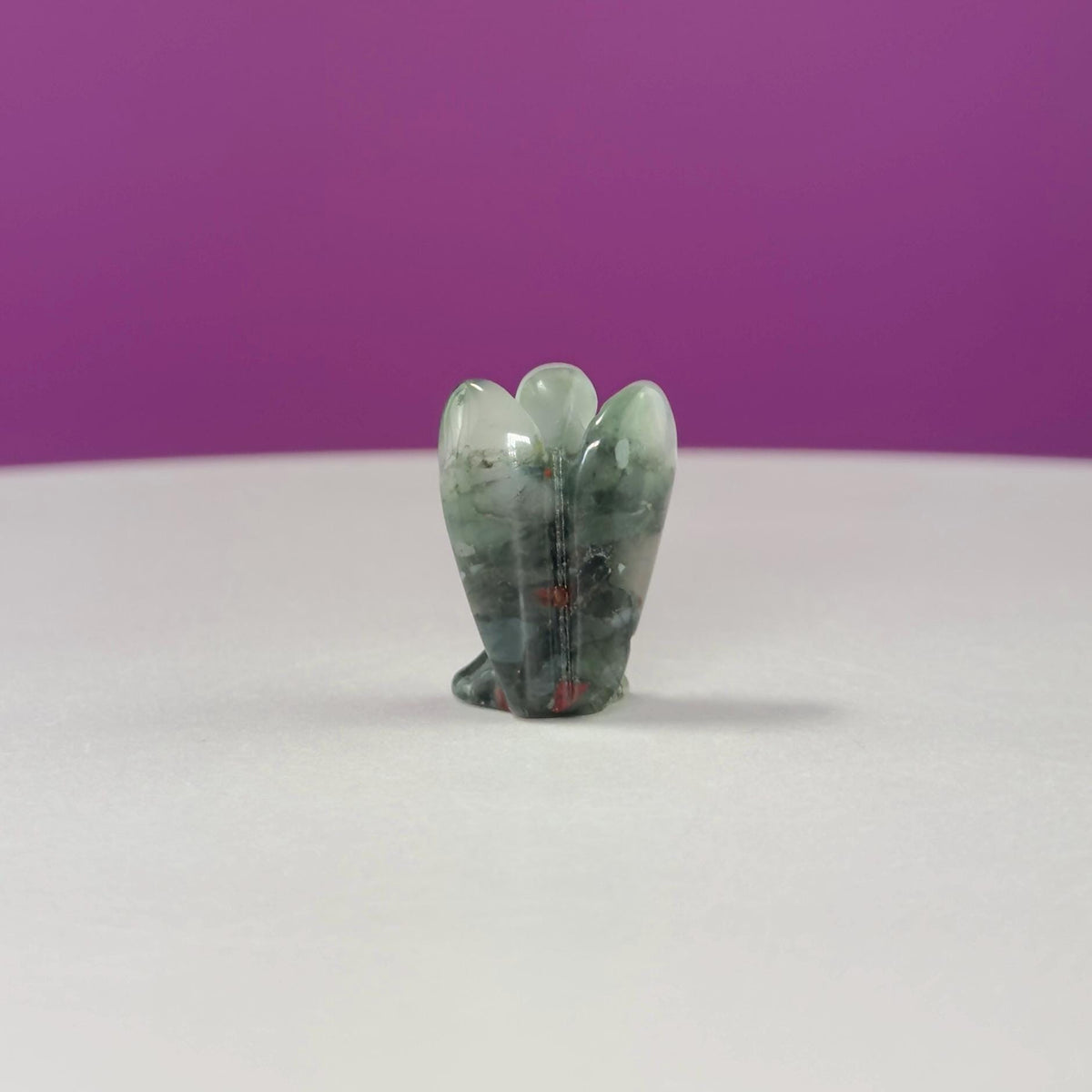 Tiny Crystal Angel Carving | Choice of Stone | 1 Inch Angel