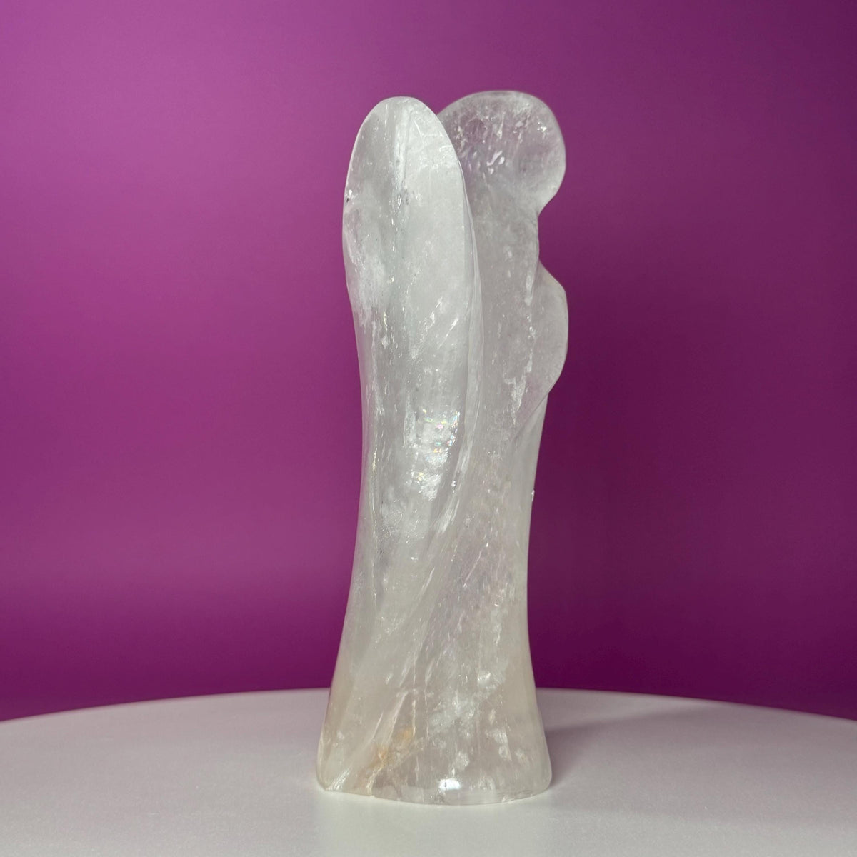 Large Quartz Angel Carving