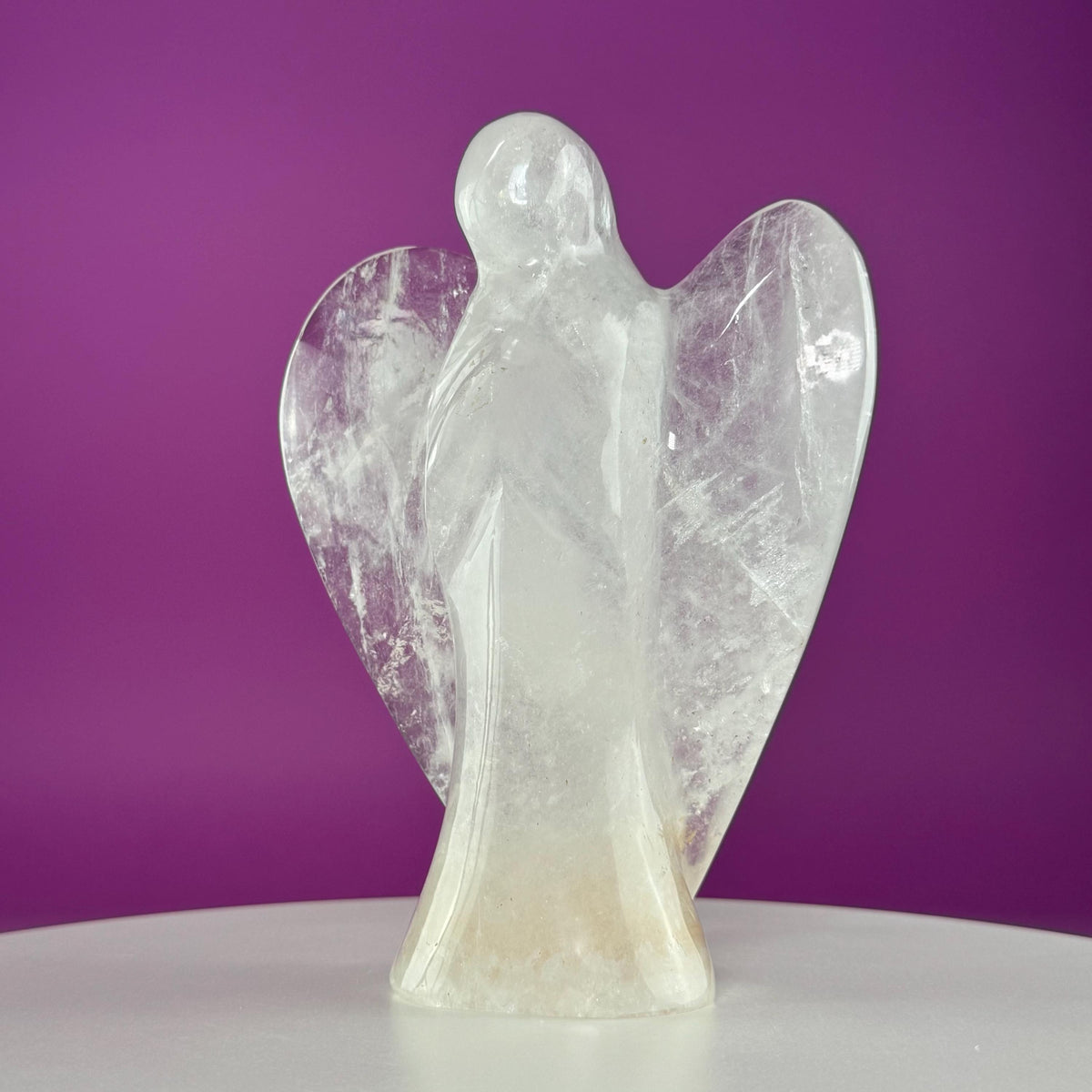 Large Quartz Angel Carving