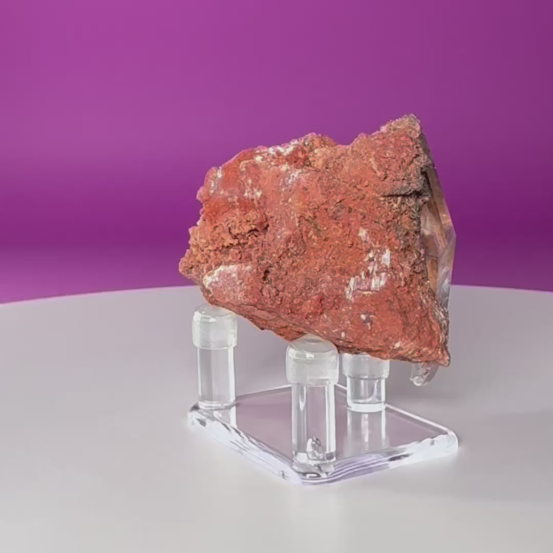 Selenite on Matrix Crystal from Bermejillo, Durango, Mexico