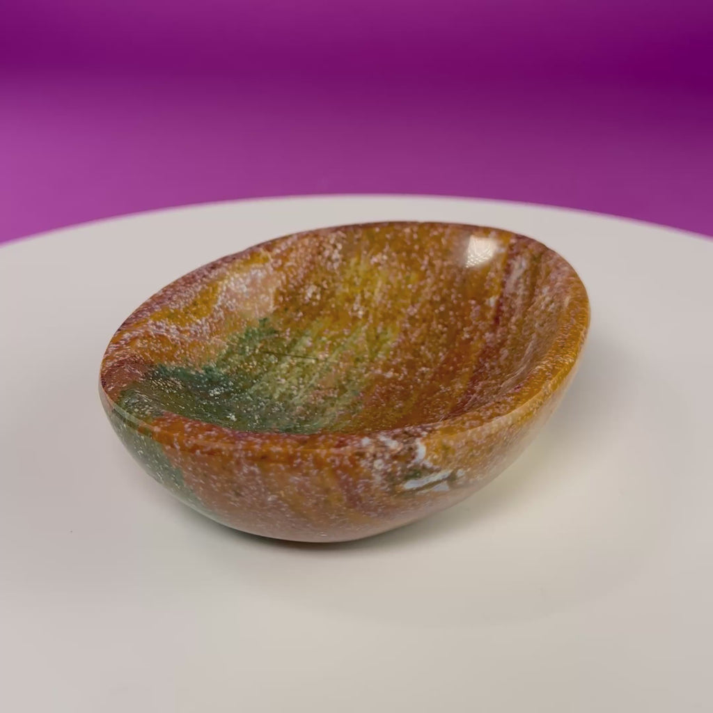 Ocean Jasper Bowl – Crystal Offering & Decorative Dish