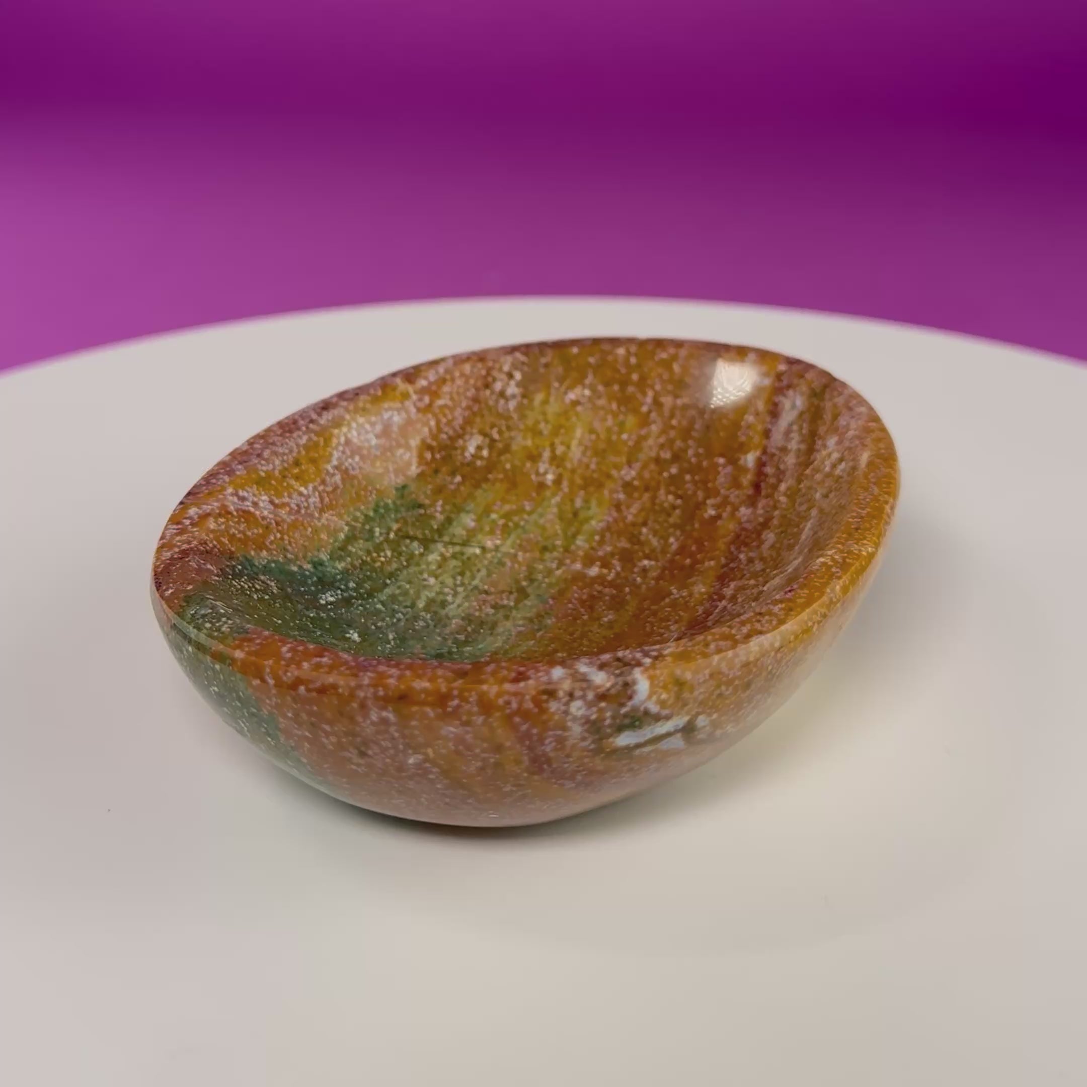 Ocean Jasper Bowl – Crystal Offering & Decorative Dish