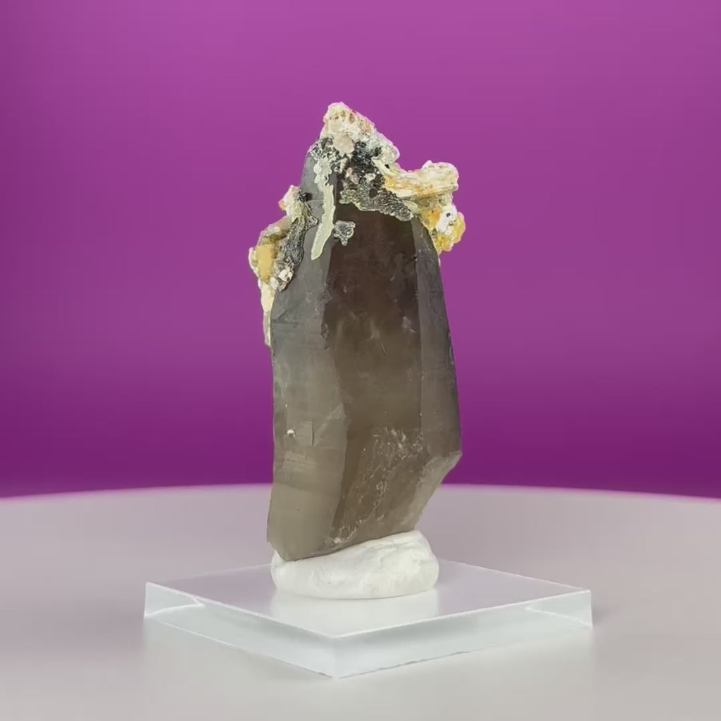 Himalayan Smoky Quartz & Feldspar Specimen