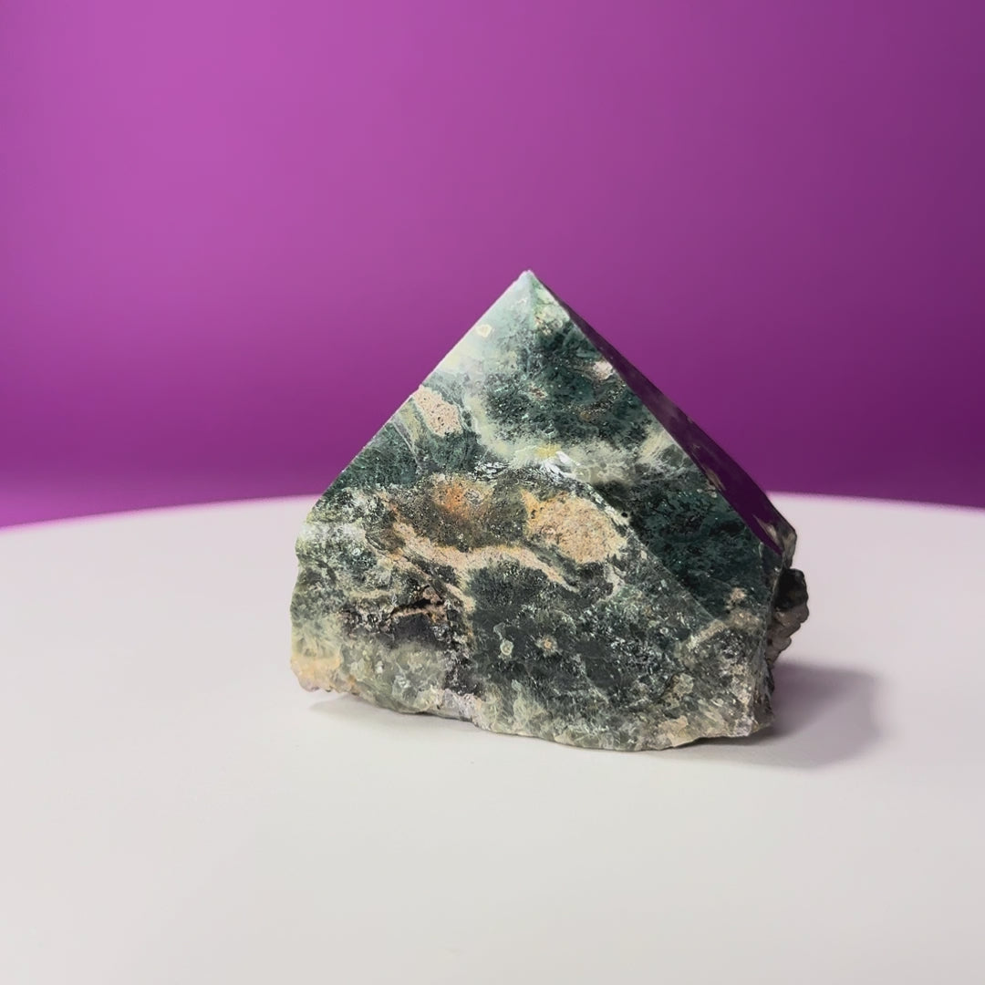 Ocean Jasper Top Polished Point