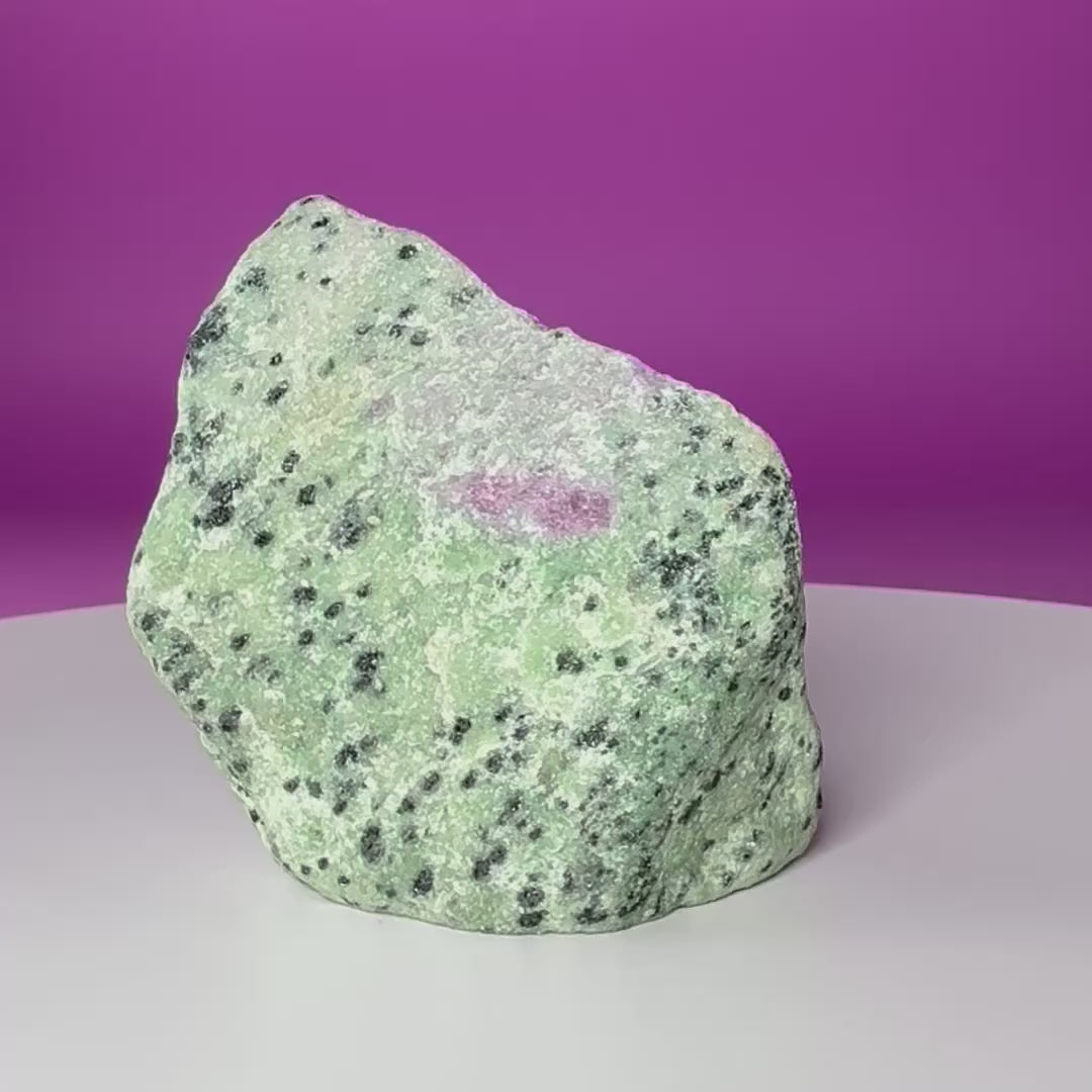 Ruby Zoisite UV Reactive Display Specimen