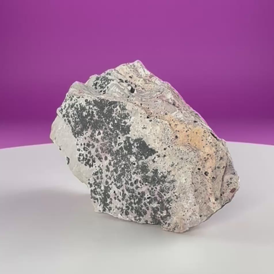 Cobalt Calcite with Malachite Specimen – Natural Pink Druzy Crystal Cluster