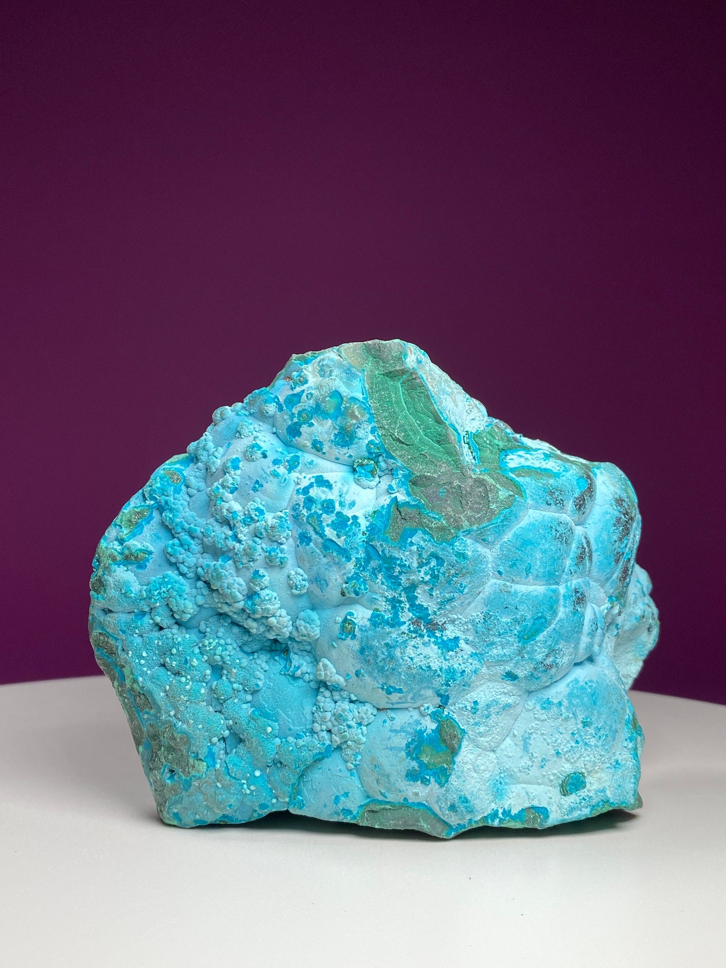 Chrysocolla Malachite Specimen, Collector Specimen (Includes Acrylic Stand)