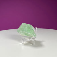 Green Fluorite Cube Specimen (Includes Acrylic Stand)