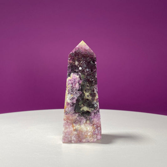 Purple Fluorite Specimen Tower