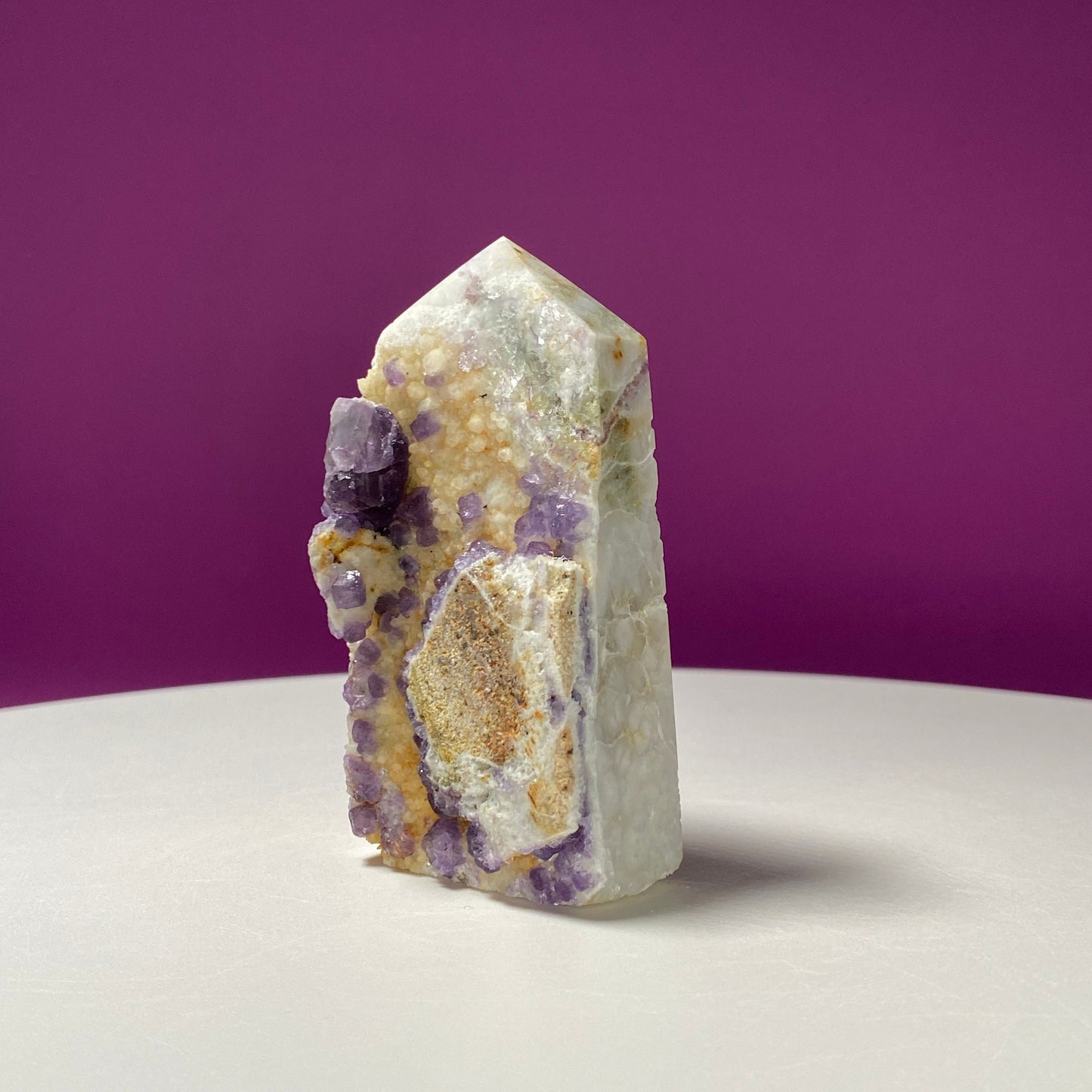 Purple Fluorite Specimen Tower
