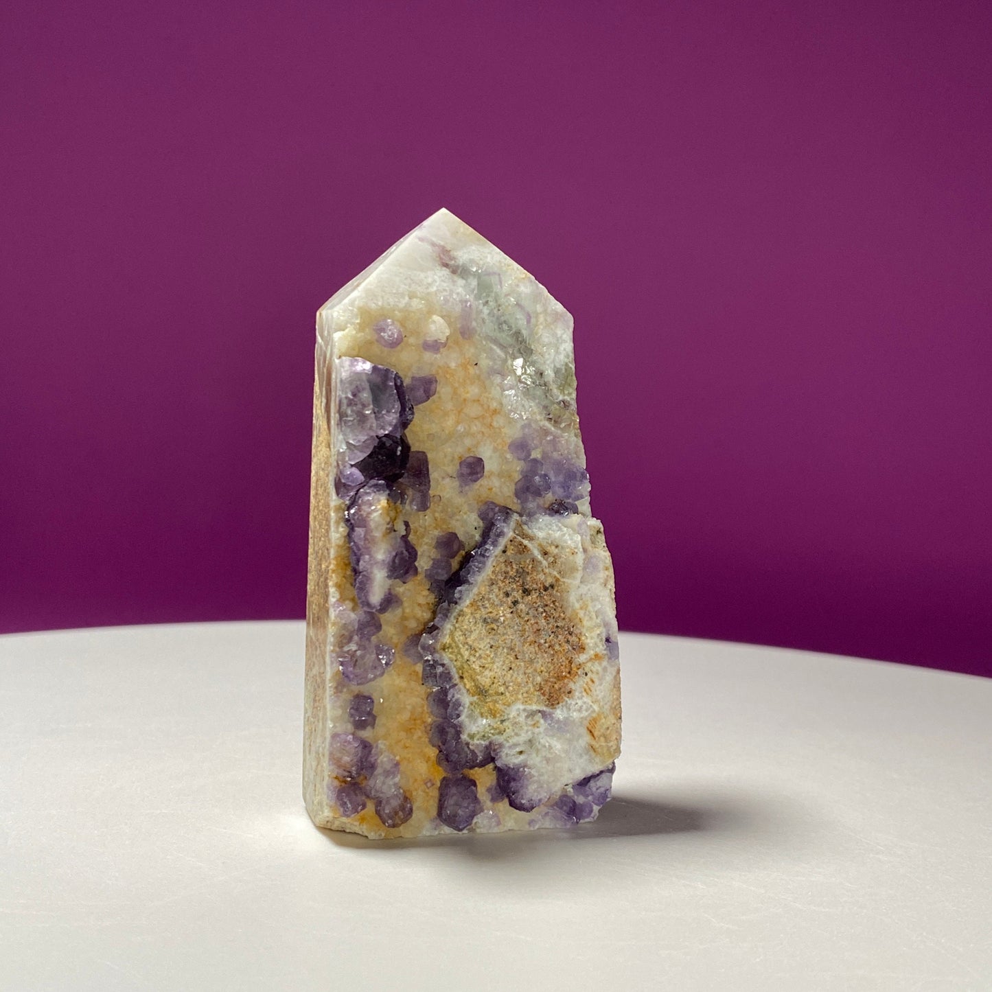 Purple Fluorite Specimen Tower