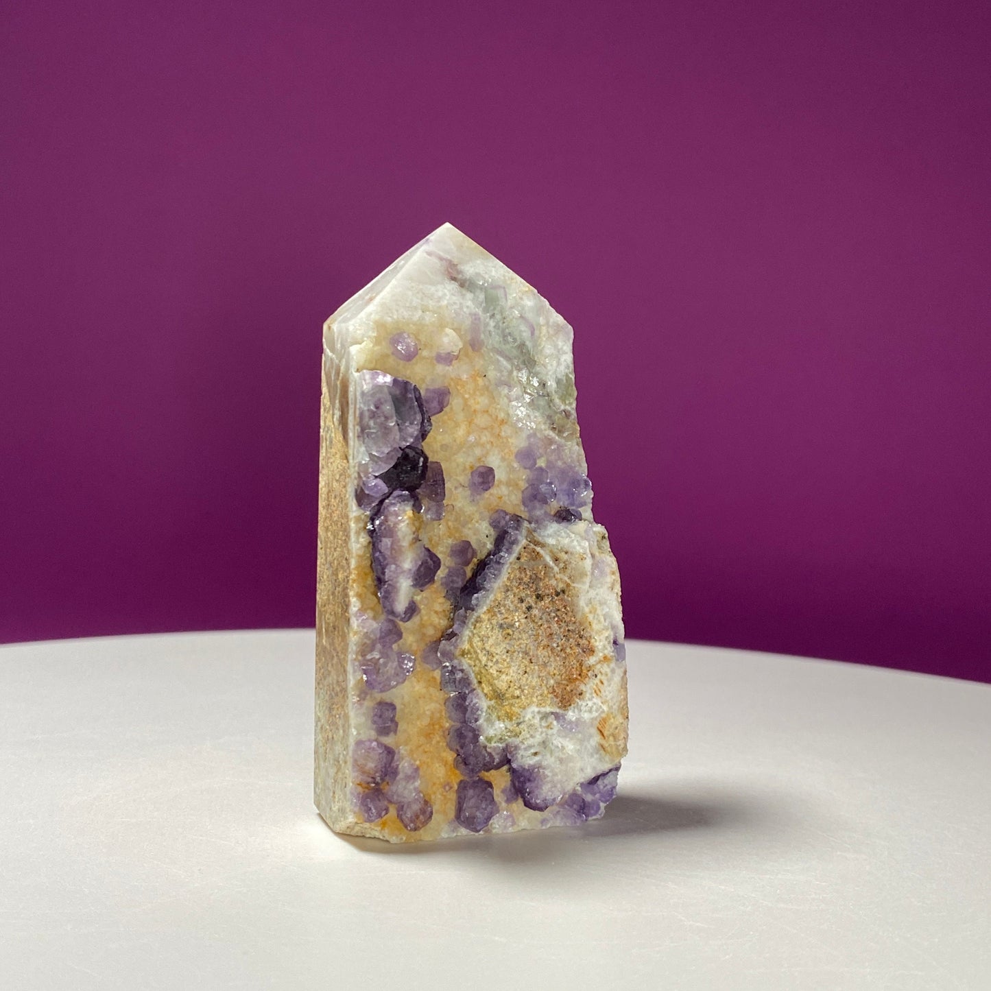 Purple Fluorite Specimen Tower