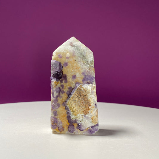 Purple Fluorite Specimen Tower