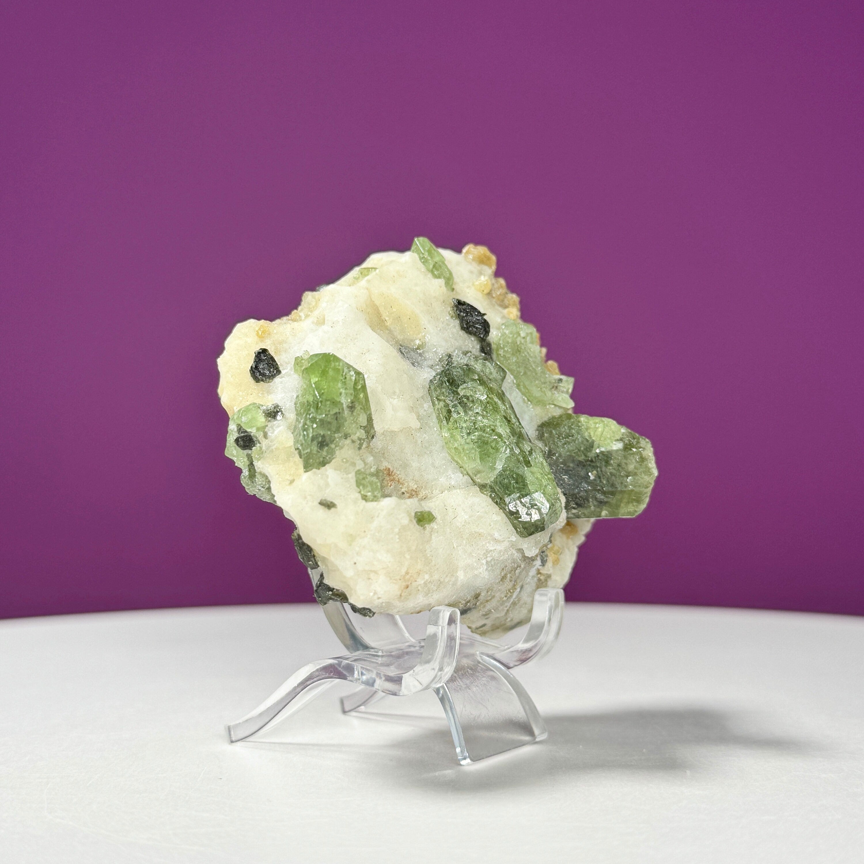 Diopside Specimen (Includes Acrylic Stand)
