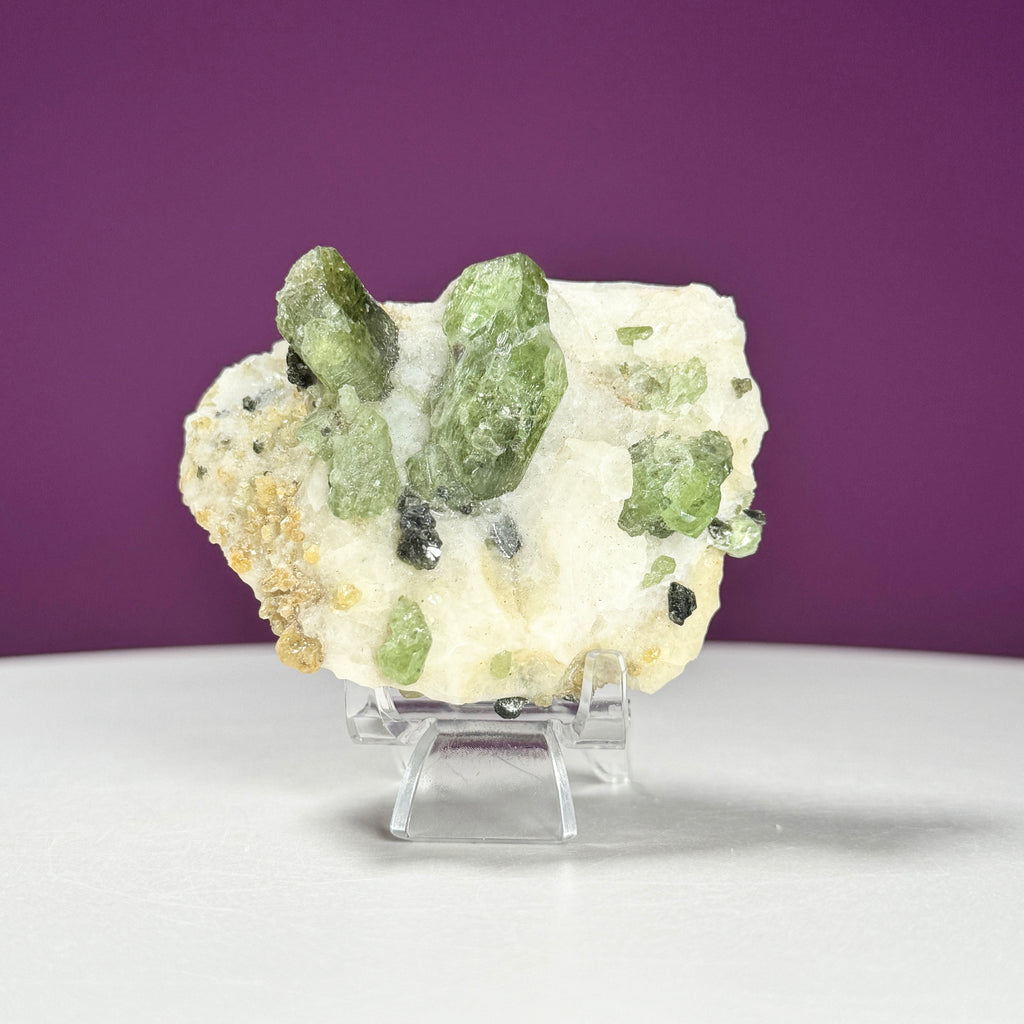 Diopside Specimen (Includes Acrylic Stand)