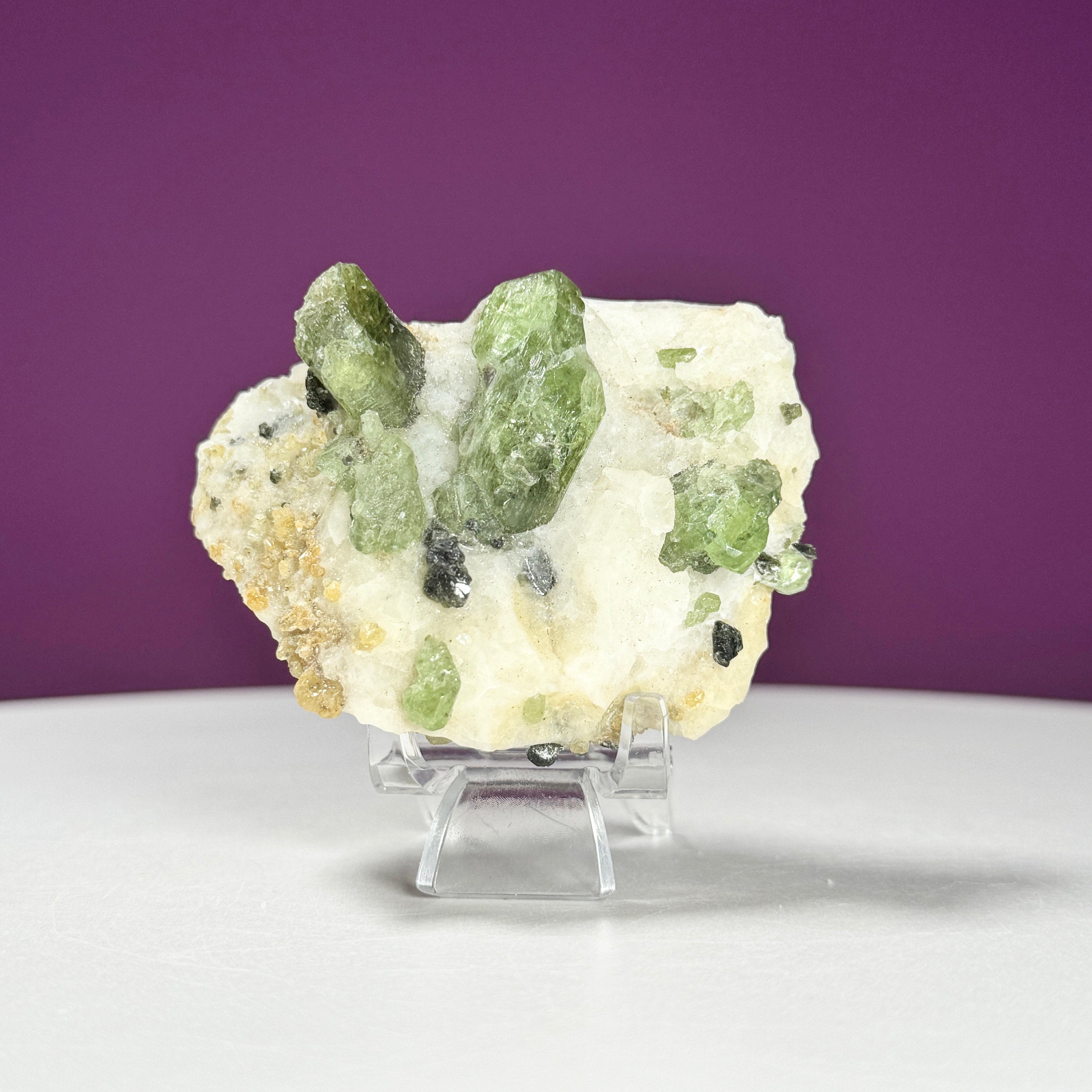 Diopside Specimen (Includes Acrylic Stand)